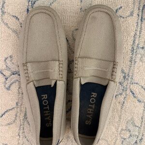 Rothy's Light Gray Men's Slip-On Loafers